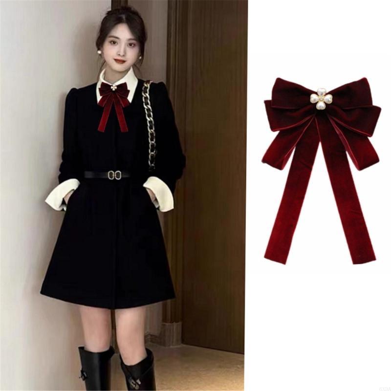 Dasi Kupu-kupu Beludru Wanita  - Bow Tie Pre Tied ulasan dan harga