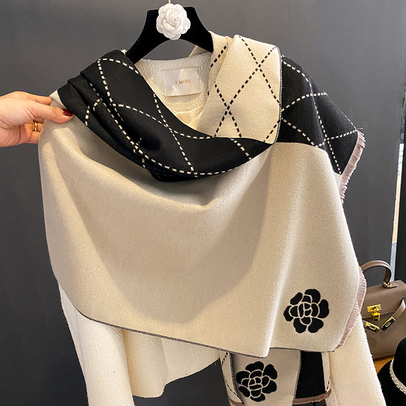 Syal Musim Dingin Wanita, Moti - Woven Scarf Blanket ulasan dan harga