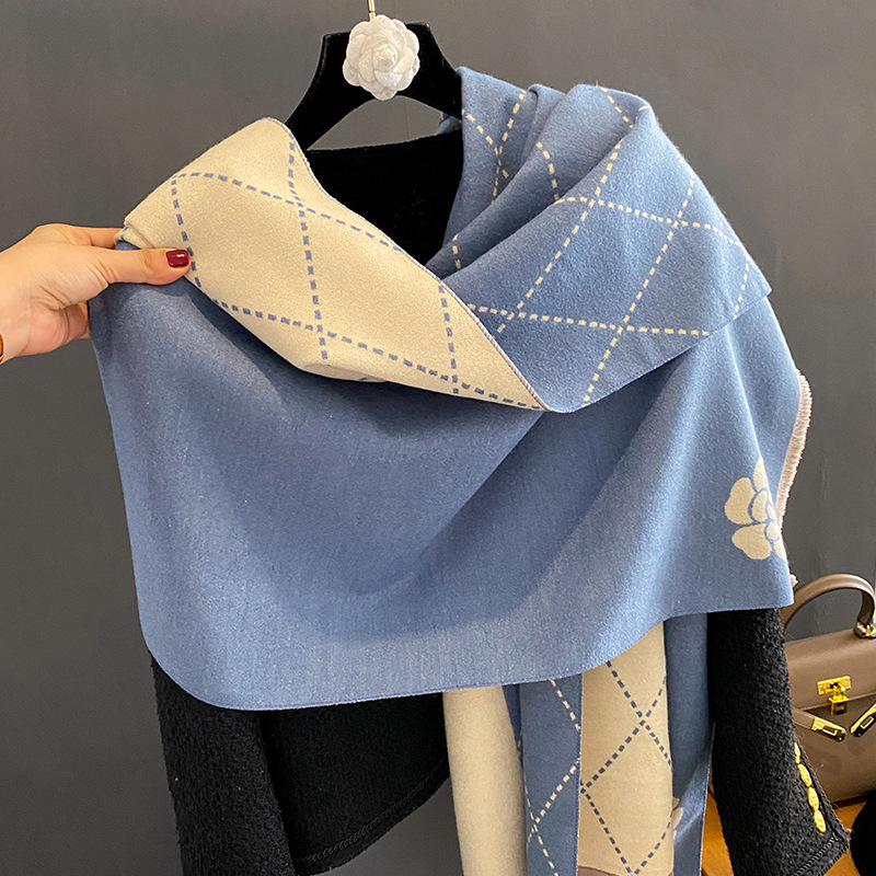 Syal Musim Dingin Wanita, Moti - Woven Scarf Blanket ulasan dan harga