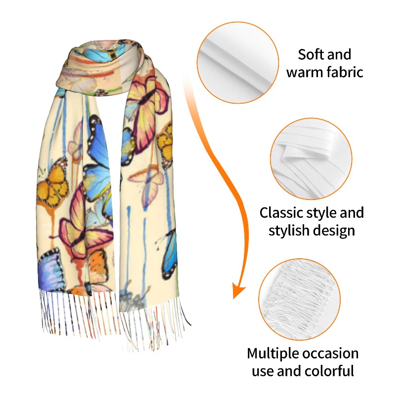 Syal Kasmir Musim Dingin Motif - Woven Scarf Blanket ulasan dan harga