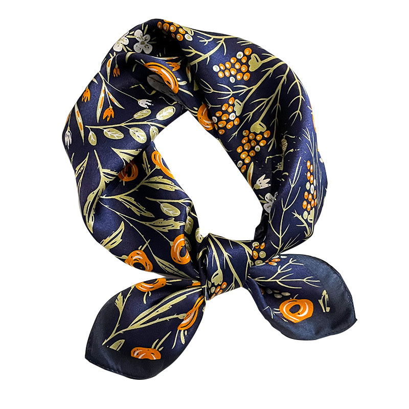 Syal Satin Persegi Sutra Asli  - Scarf Silk Square ulasan dan harga