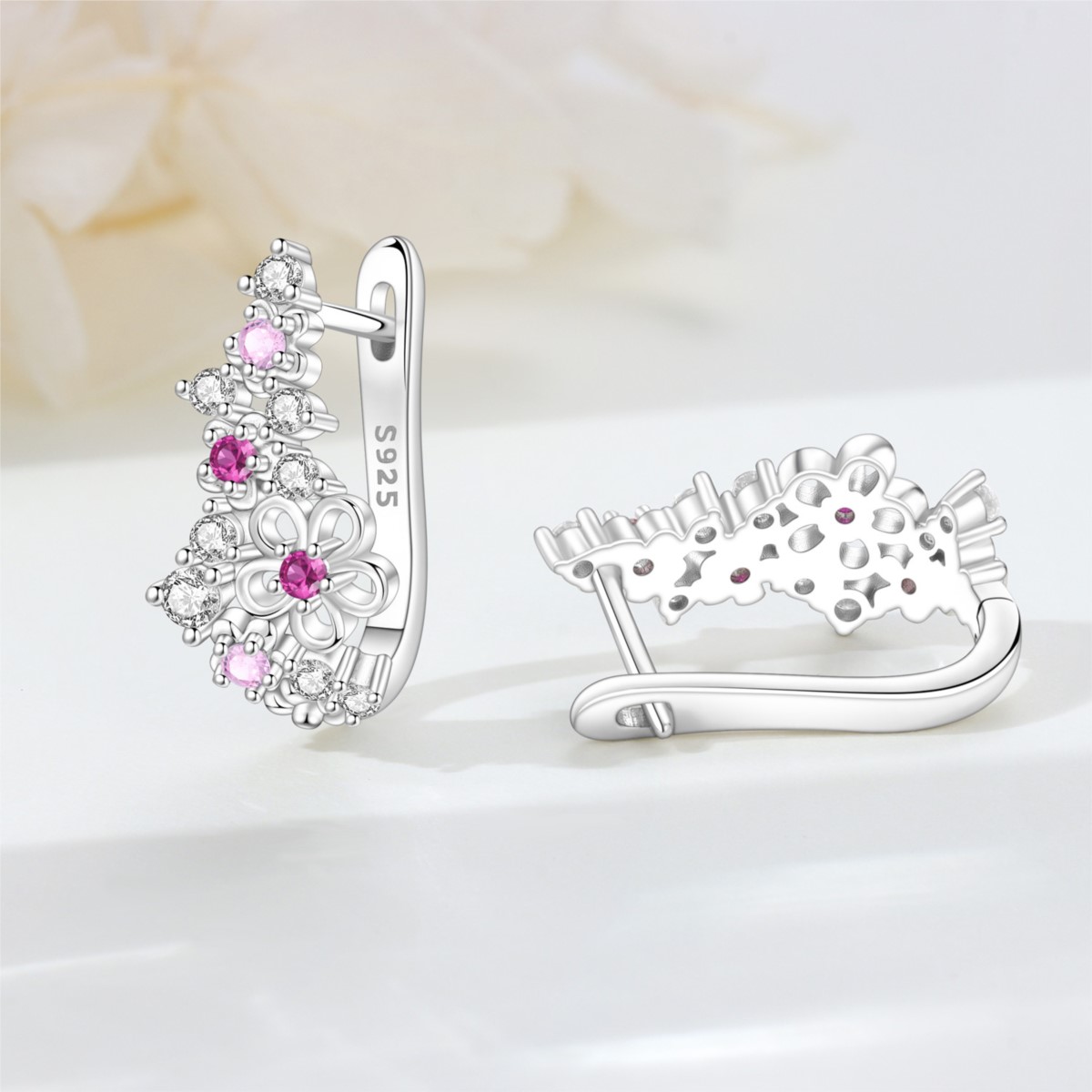 MISEFF S925 Anting Perak Murni - Tie Clip Silver ulasan dan harga